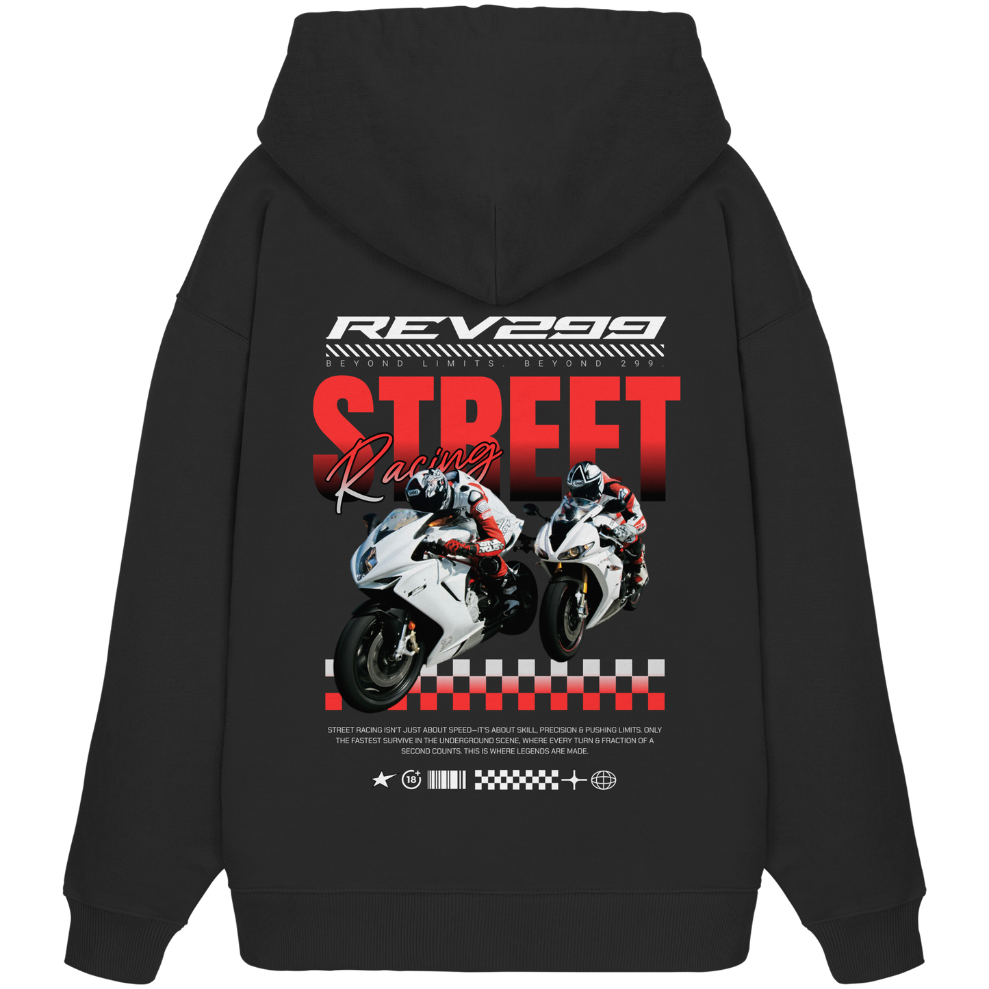 Street RACING - Oversize Hoodie