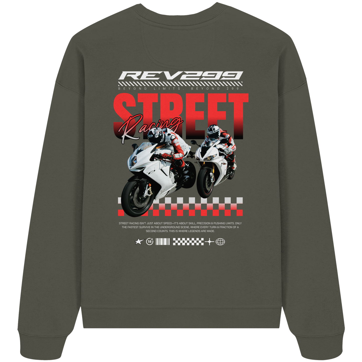 Street RACING - Oversize Sweatshirt
