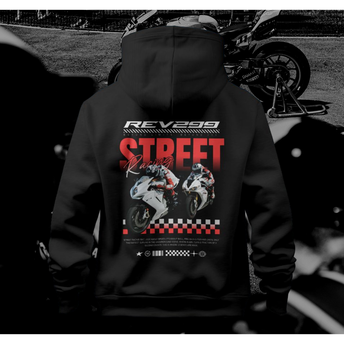 Street RACING - Oversize Hoodie