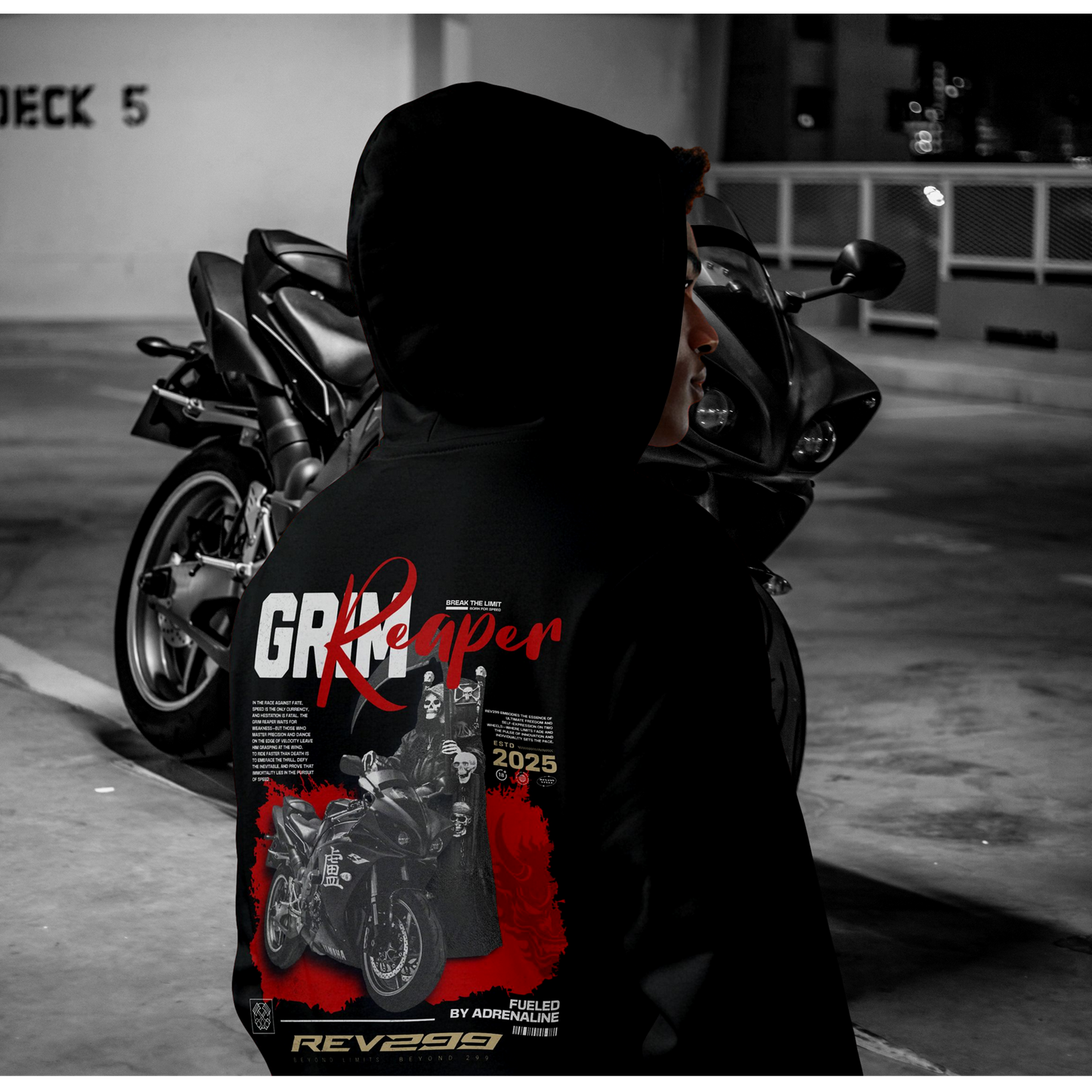 Grim REAPER - Oversize Hoodie