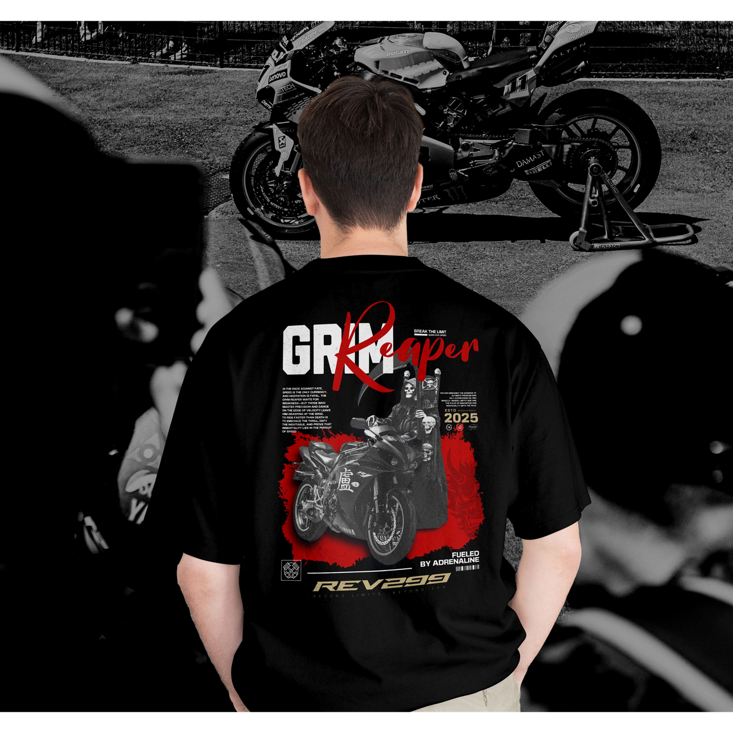 Grim REAPER - Oversized Shirt