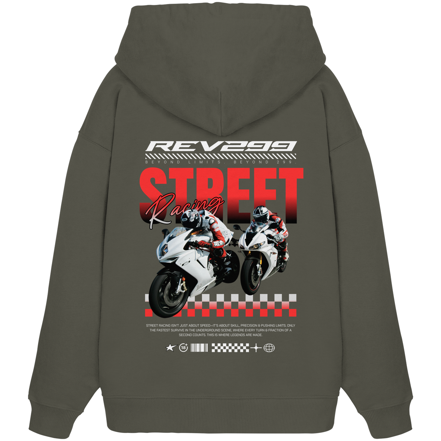 Street RACING - Oversize Hoodie