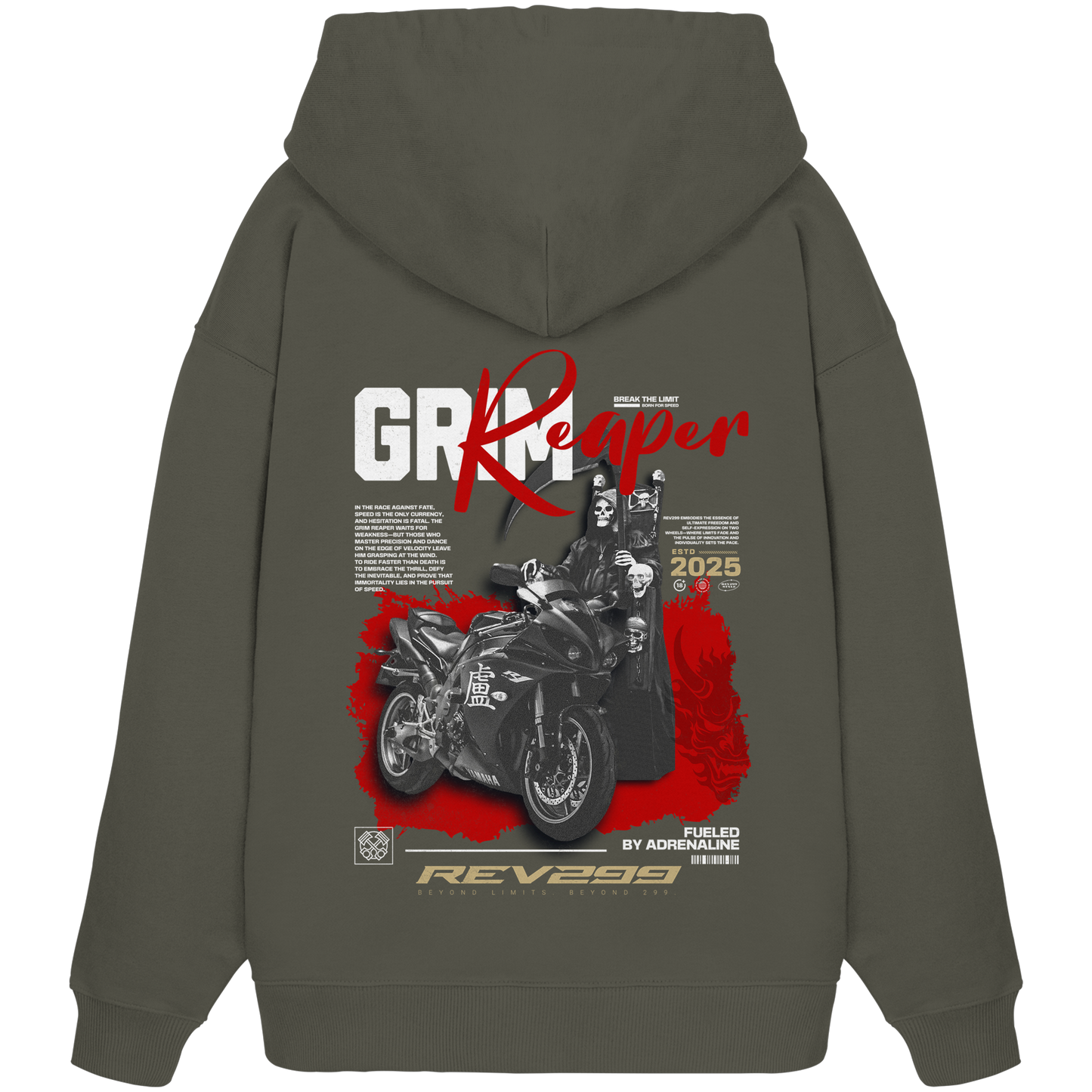 Grim REAPER - Oversize Hoodie